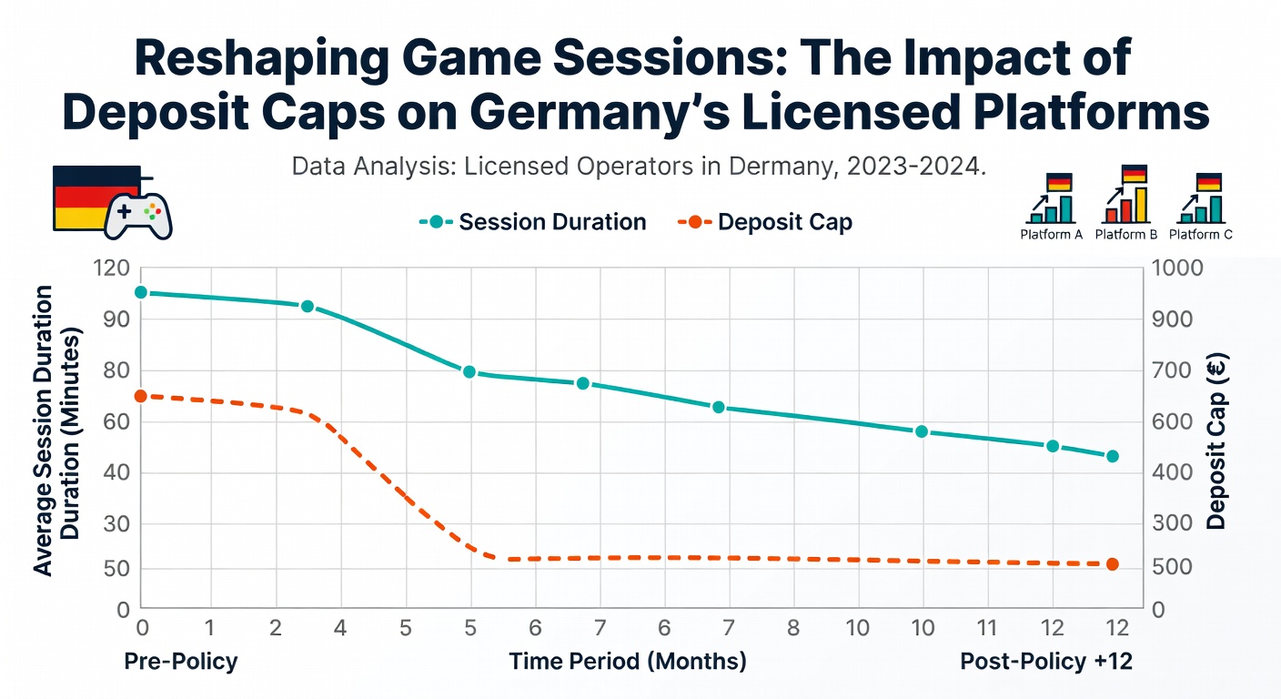 Diagramm zur Analyse von Einzahlungslimits und Sitzungsdauern in deutschen Online-Casinos