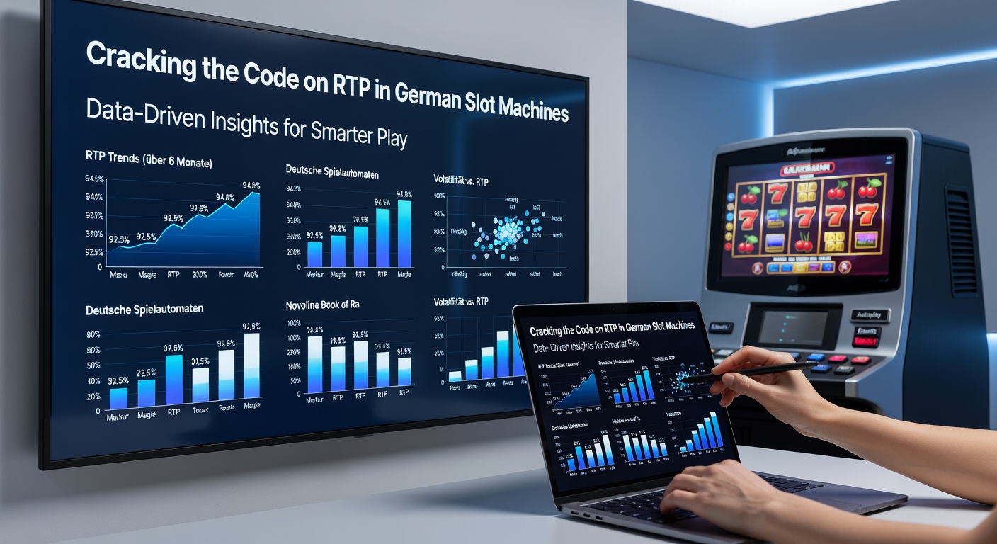 Grafische Darstellung eines Slot-Rads mit RTP-Prozentsätzen und Datenkurven, die Auszahlungsraten in deutschen Online-Casinos illustrieren