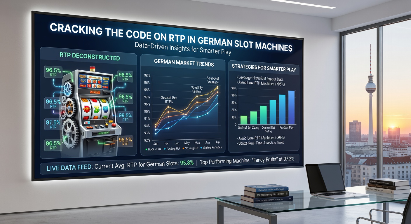 Datenvisualisierung mit Balkendiagrammen zu RTP-Vergleichen deutscher Slots versus internationale Märkte, inklusive Kurven zu Auszahlungstrends seit 2021