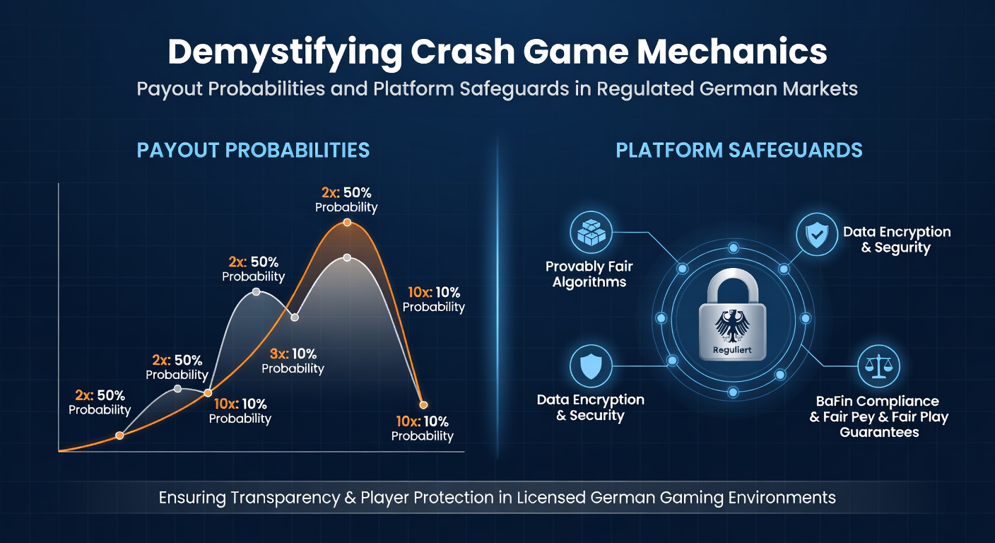 Grafische Darstellung eines Crash-Games mit steigendem Multiplikator und Cashout-Optionen in einem regulierten Casino-Interface