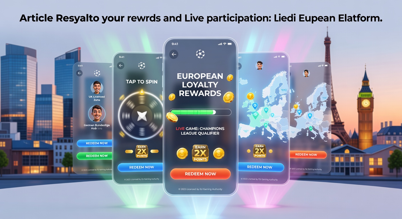 App-Interface zeigt personalisierte Loyalty-Belohnungen und Live-Game-Optionen auf einem europäischen Casino-Tablet