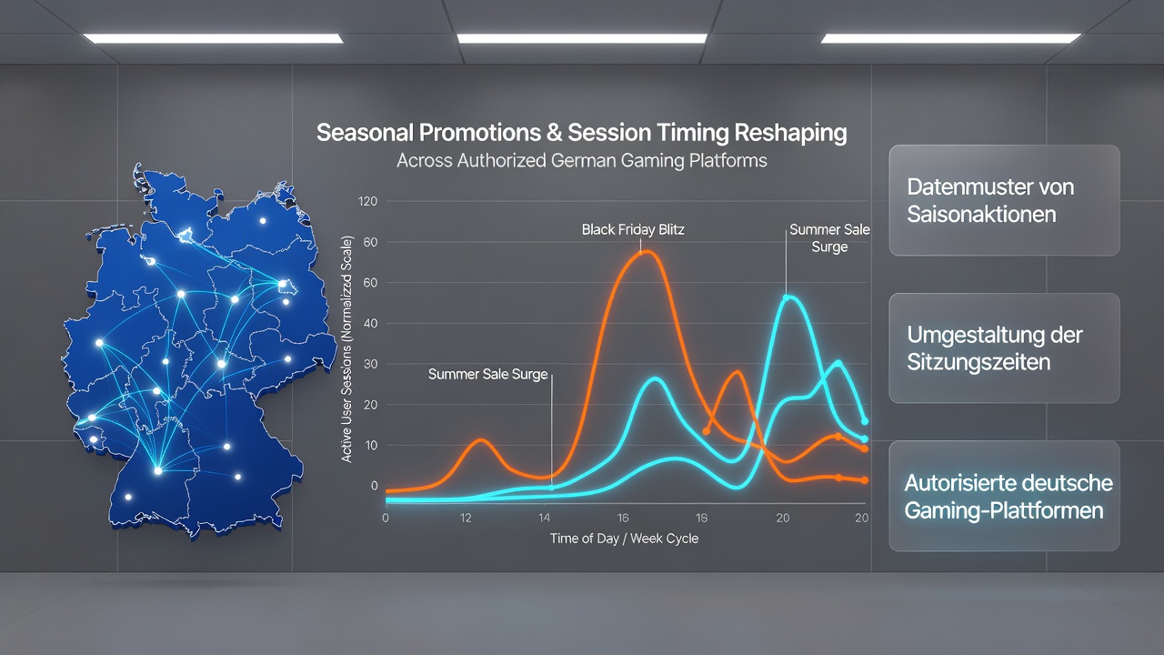 Visualisierung von Sitzungszeitmustern durch saisonale Datenanalysen