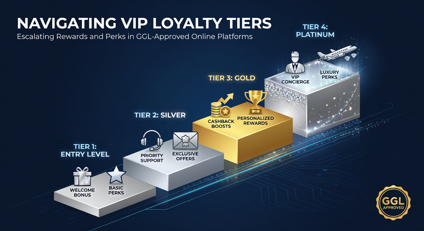 Beispiel für VIP-Belohnungen mit Cashback-Prozentsätzen und exklusiven Perks in einer Tabelle