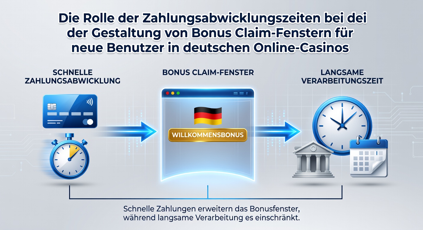 Zahlungsabwicklung in deutschen Online-Casinos mit Fokus auf Verarbeitungszeiten und Bonusfenster